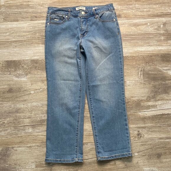 Nine West Jeans Chrystie Capri Stretchy Cropped Womens Size 6 - Picture 1 of 6